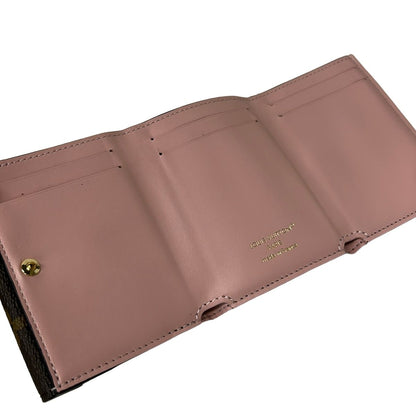 Louis Vuitton Trifold Wallet Monogram Portefeuille Celeste Rose Ballerine — view 3