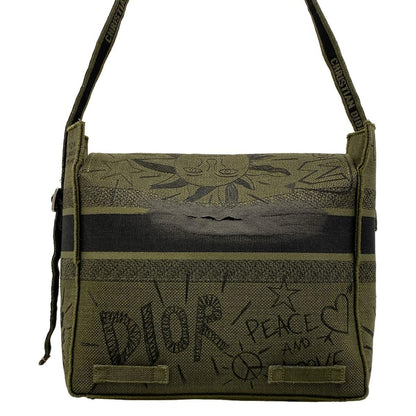 Dior Shoulder Bag Camp Khaki Black — view 3