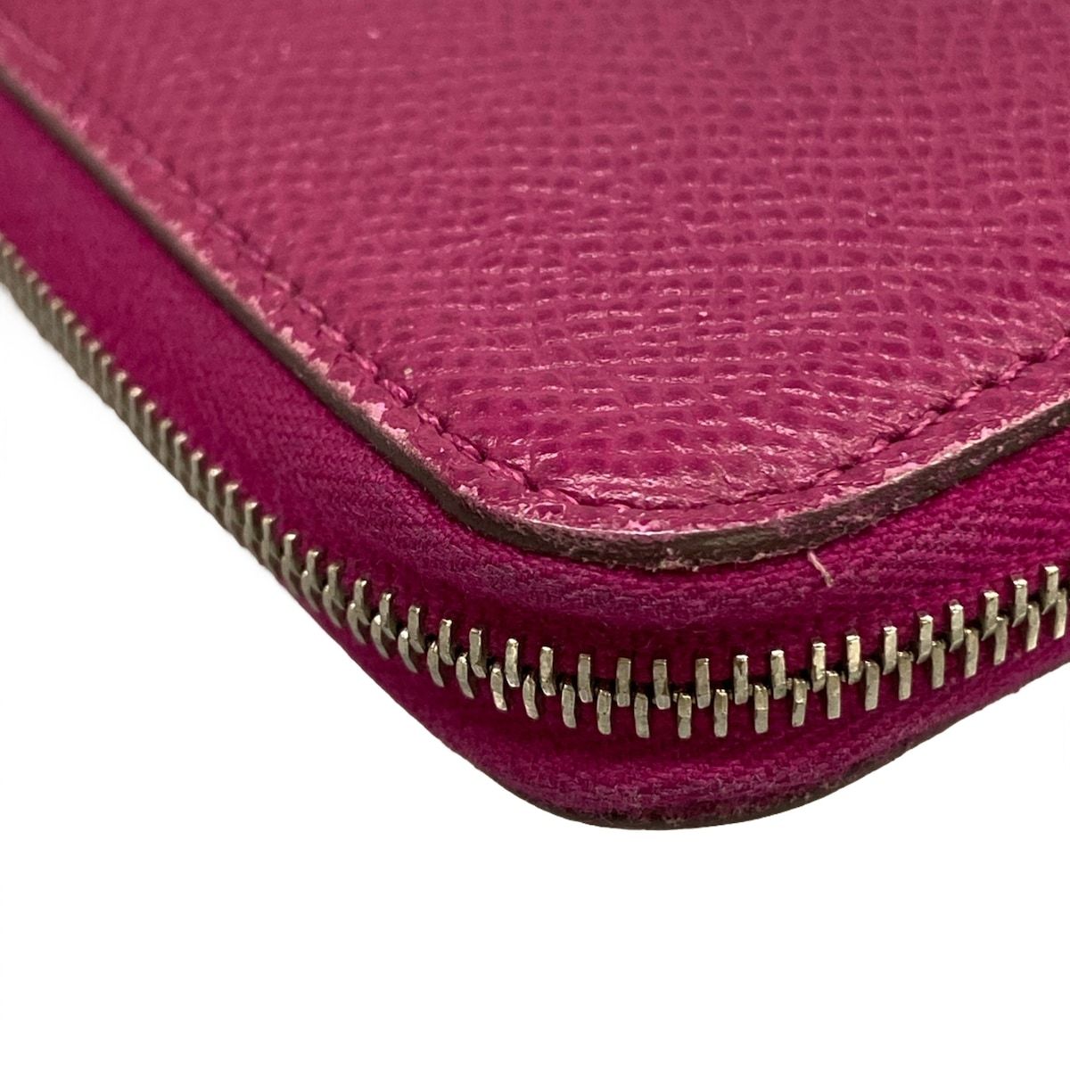 Hermes Wallet Azap Long Silk'In Purple — view 7
