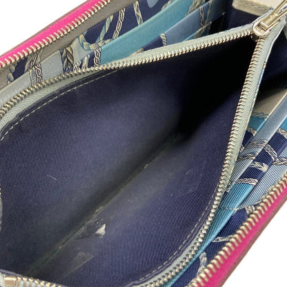 Hermes Wallet Azap Long Silk'In Purple — view 4