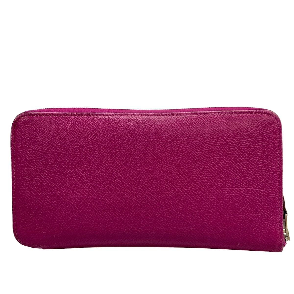 Hermes Wallet Azap Long Silk'In Purple — view 2