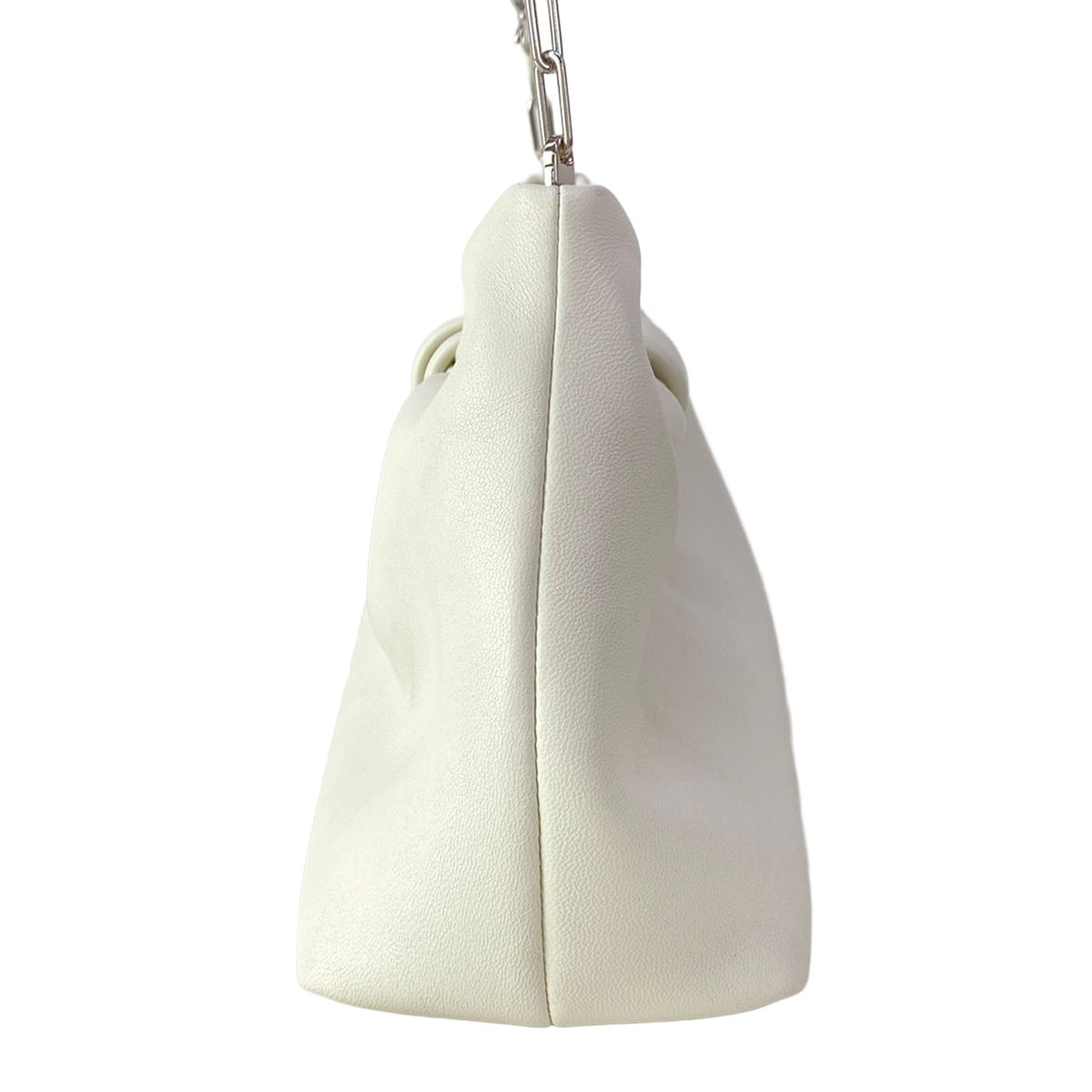 Dior Shoulder Bag Bow Small Ivory Chain Lambskin — view 4