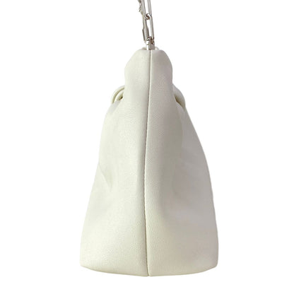 Dior Shoulder Bag Bow Small Ivory Chain Lambskin — view 4