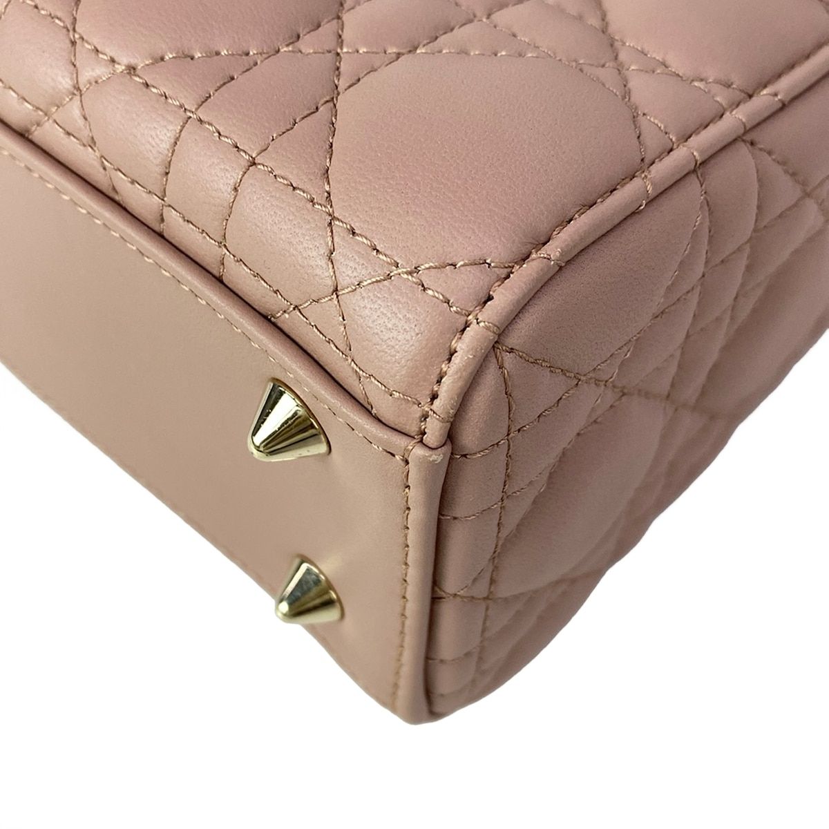 Dior Handbag Lady MY Bag Small Pink Beige — view 7