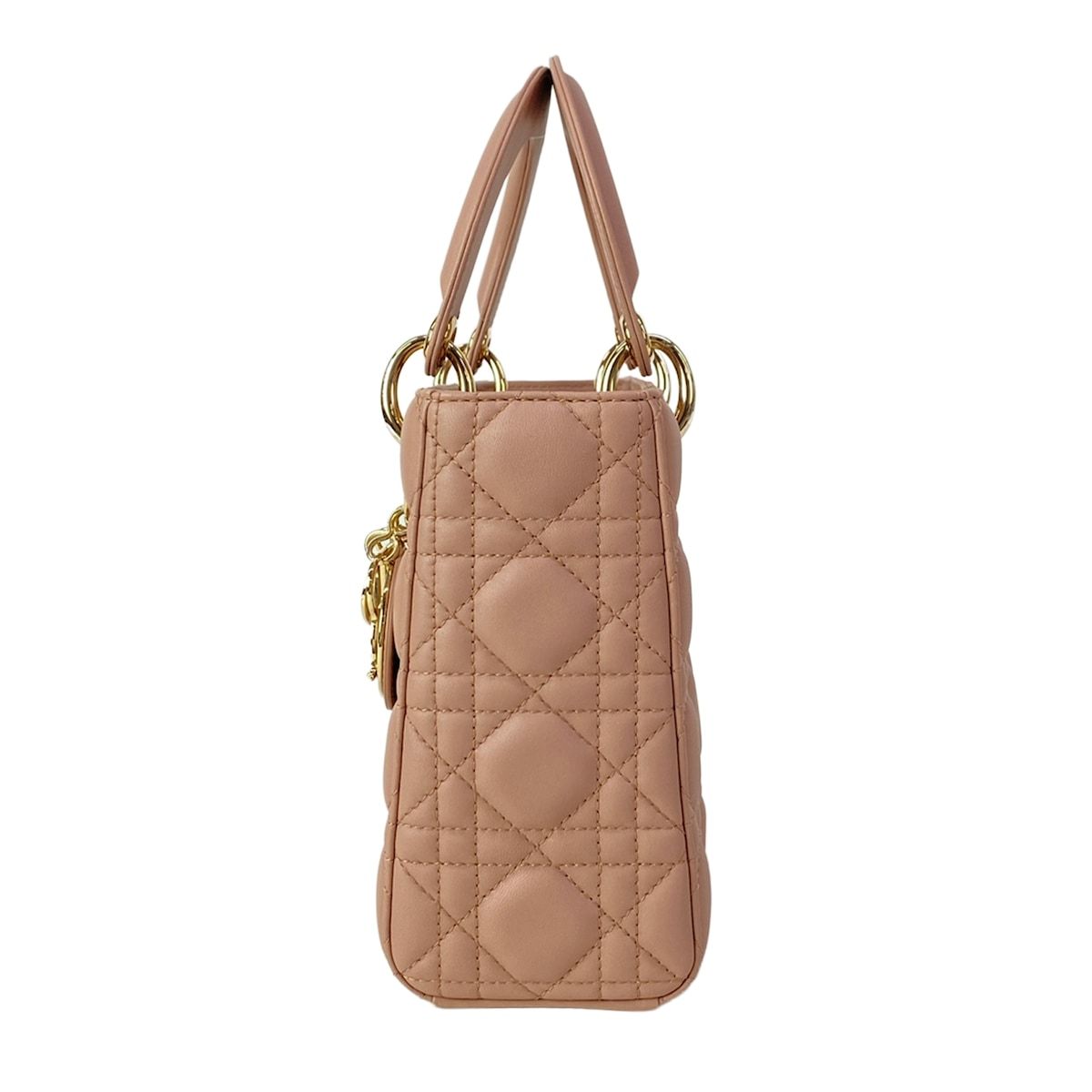 Dior Handbag Lady MY Bag Small Pink Beige — view 4