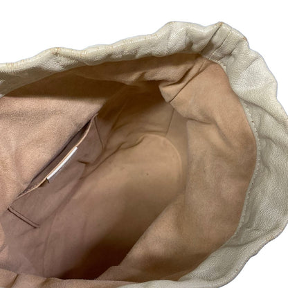 Gucci Shoulder Bag Horsebit 1955 Ivory Drawstring Leather — view 7