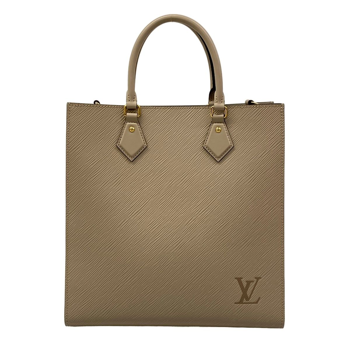 Louis Vuitton Tote Bag Epi Sac Plat PM Galet Leather Cowhide