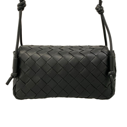 Bottega Veneta Shoulder Bag Notturno Black Lambskin — view 3