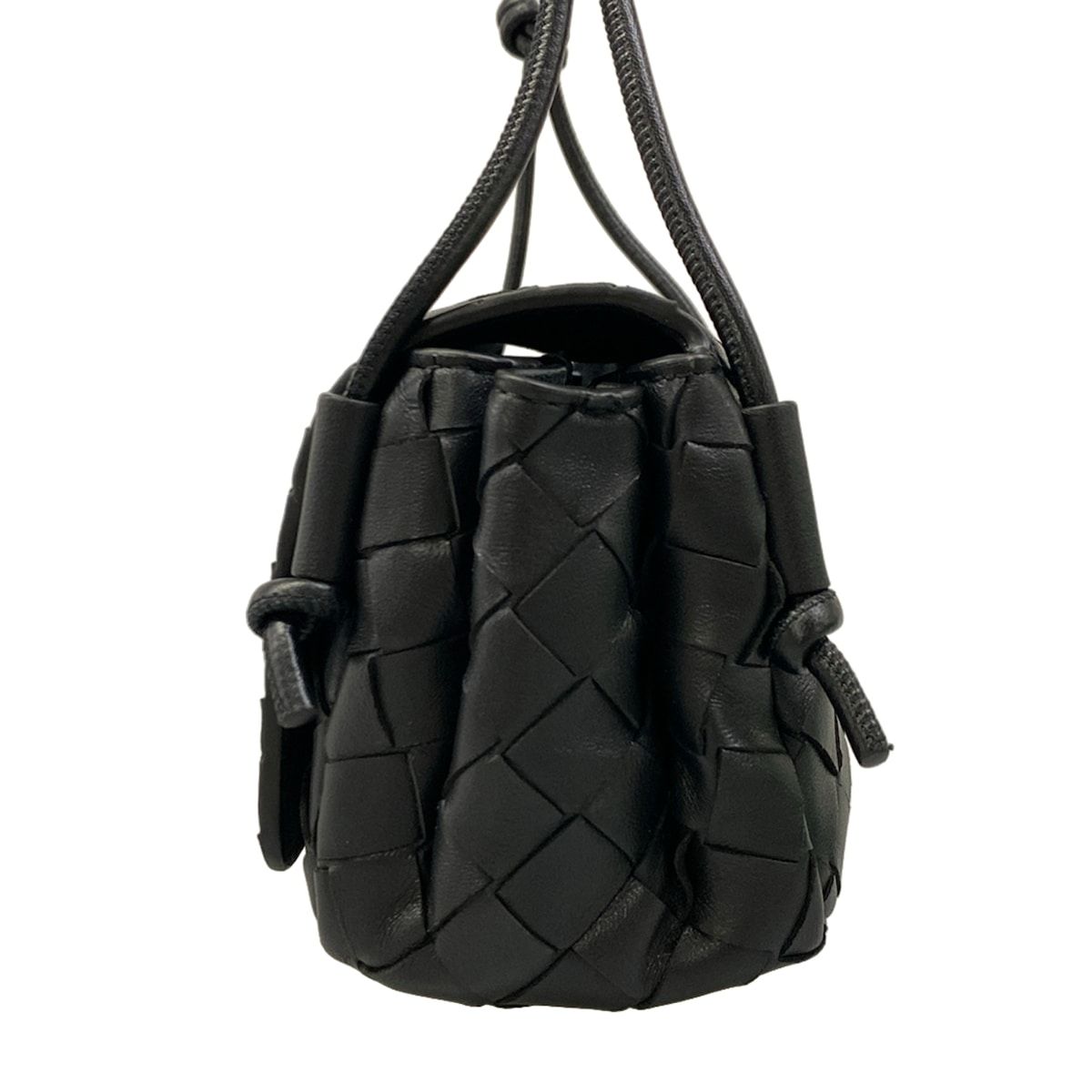 Bottega Veneta Shoulder Bag Notturno Black Lambskin — view 4