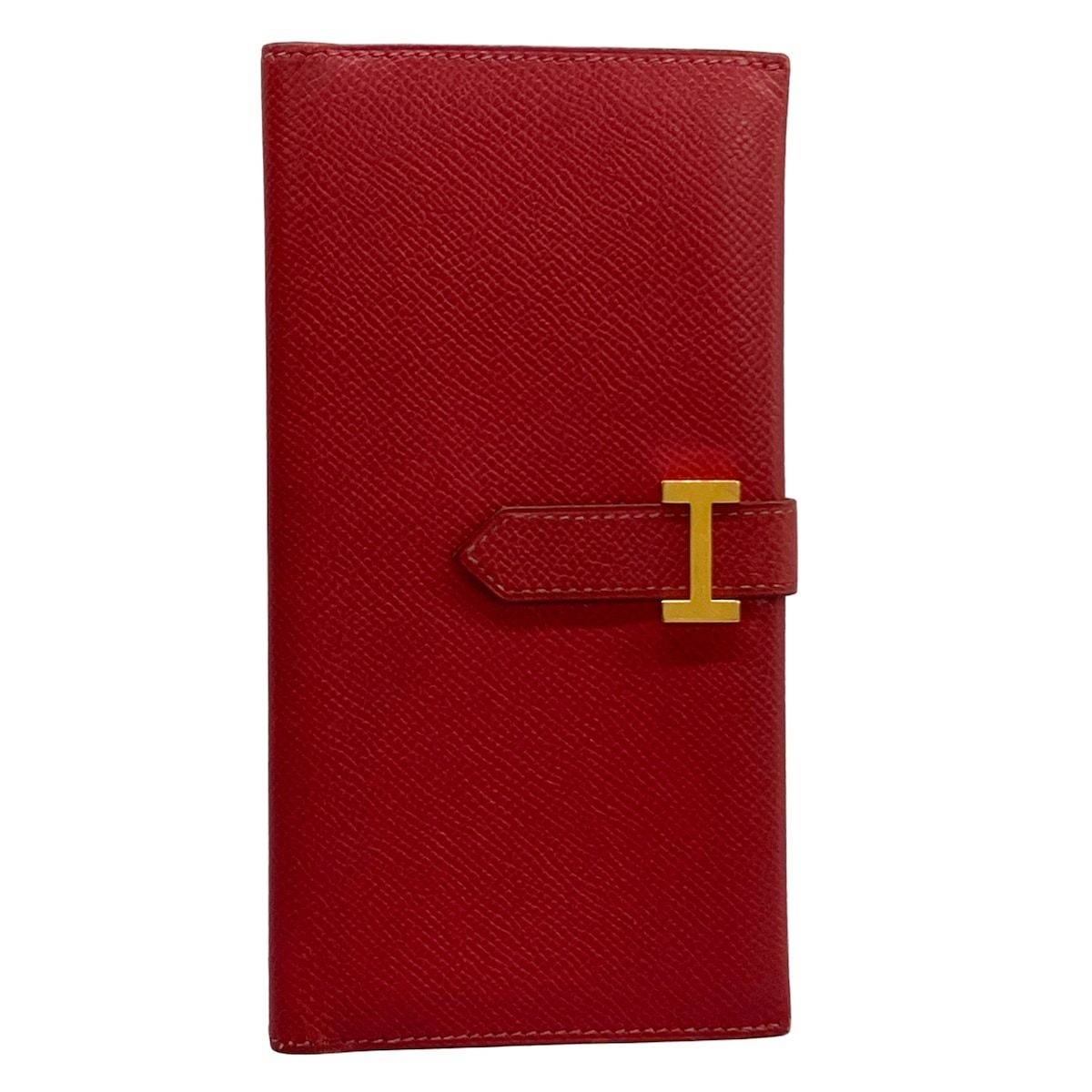 Hermes Wallet Bearn Ruby Previous Model Gold