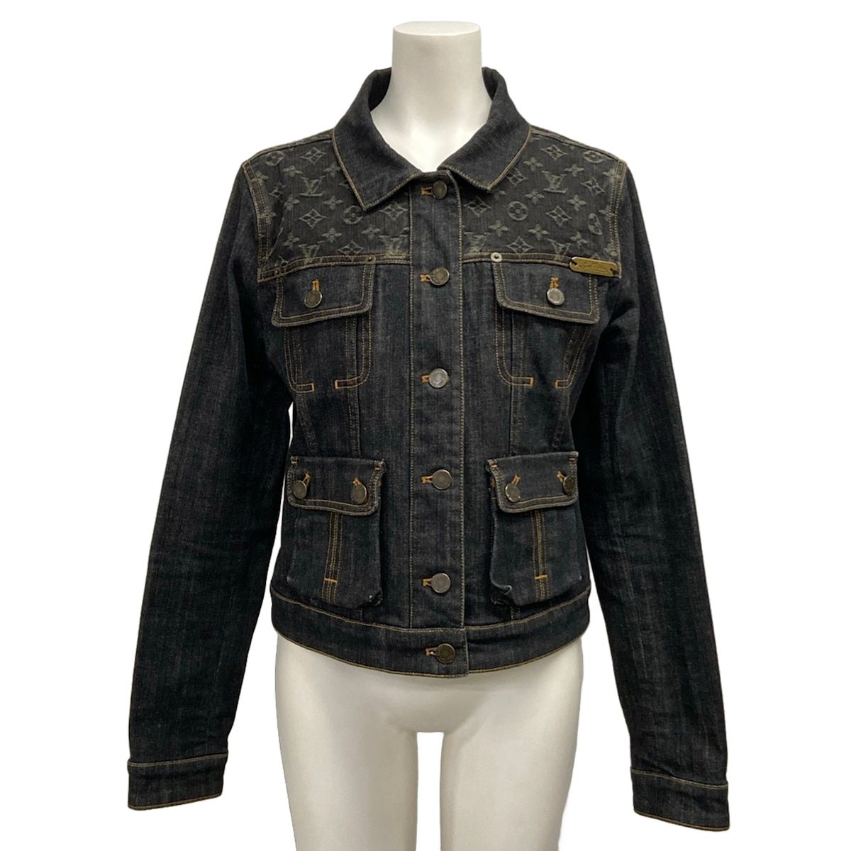 Louis Vuitton Jean M Navy Long Sleeve Monogram