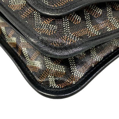 Goyard Shoulder Bag Plumet Black Leather — view 6