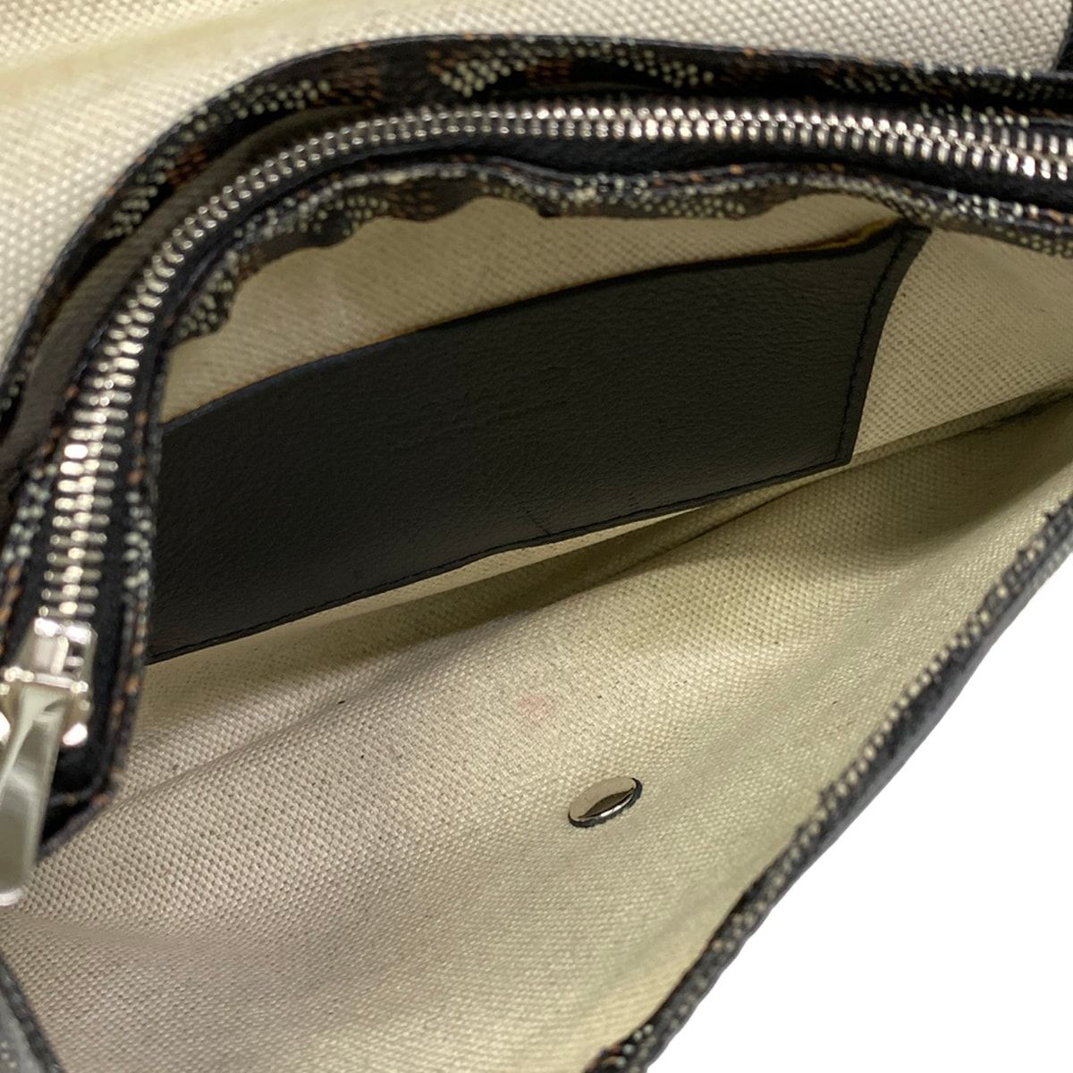 Goyard Shoulder Bag Plumet Black Leather — view 7