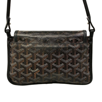 Goyard Shoulder Bag Plumet Black Leather — view 3