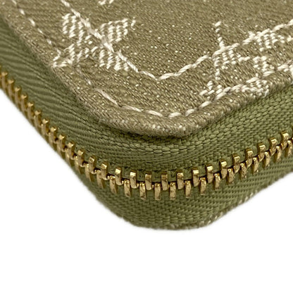 Louis Vuitton Wallet Monogram Denim Zippy Khaki — view 7