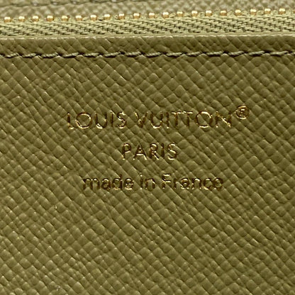 Louis Vuitton Wallet Monogram Denim Zippy Khaki — view 6