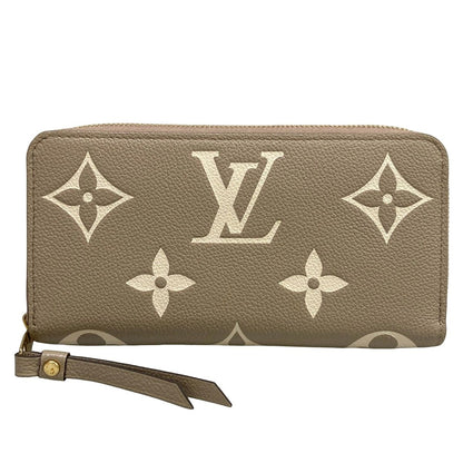 Louis Vuitton Wallet Bicolor Monogram Empreinte Zippy Tourterelle Leather