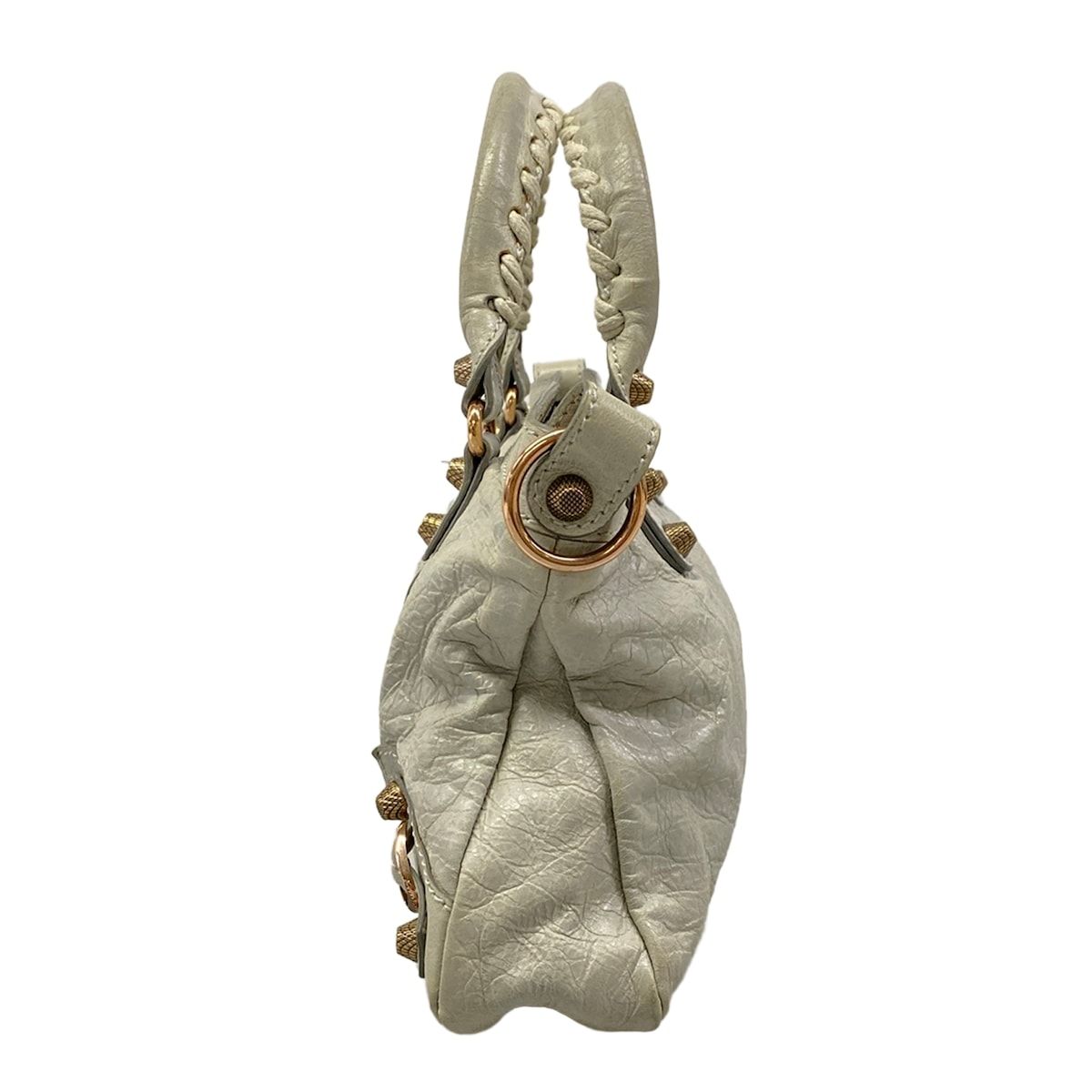Balenciaga Handbag the Giant First Light Gray Leather — view 4