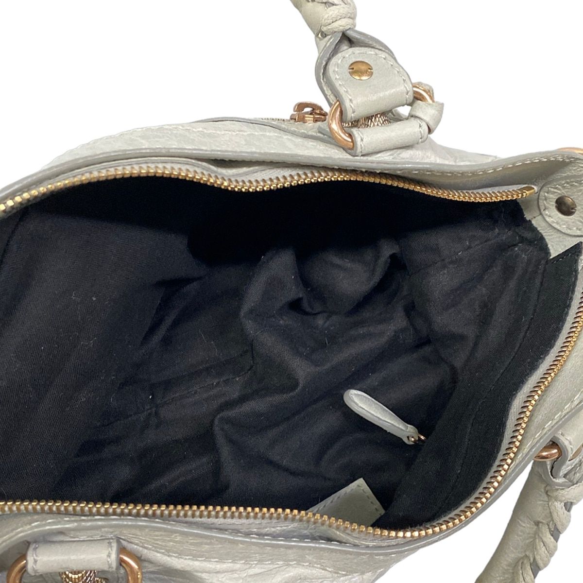 Balenciaga Handbag the Giant First Light Gray Leather — view 7