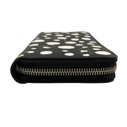 Louis Vuitton Wallet Yayoi Kusama LV YK Zippy Noir Blanc Leather Cowhide — view 8