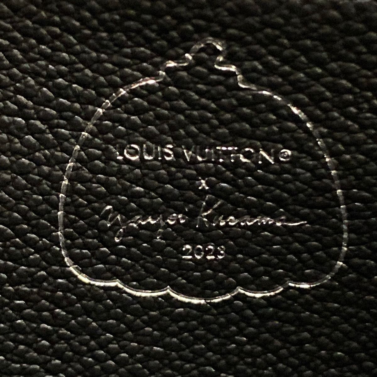 Louis Vuitton Wallet Yayoi Kusama LV YK Zippy Noir Blanc Leather Cowhide — view 5