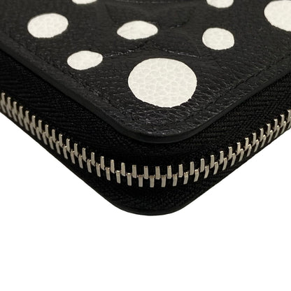 Louis Vuitton Wallet Yayoi Kusama LV YK Zippy Noir Blanc Leather Cowhide — view 7