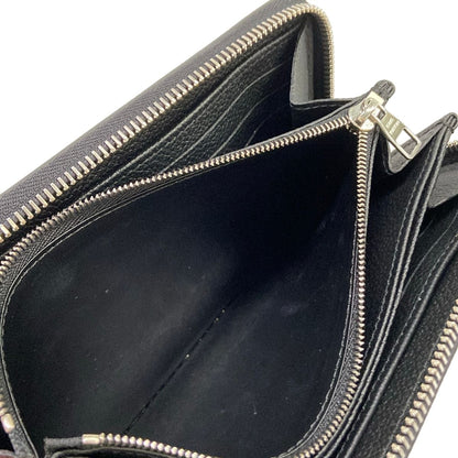 Louis Vuitton Wallet Yayoi Kusama LV YK Zippy Noir Blanc Leather Cowhide — view 4