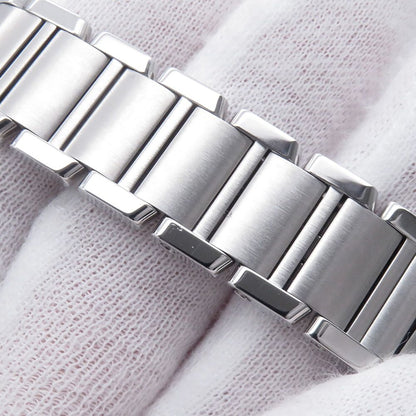 Cartier Tank Francaise SM 160th Anniversary Asia Limited Watch Silver Pink Dial — view 7