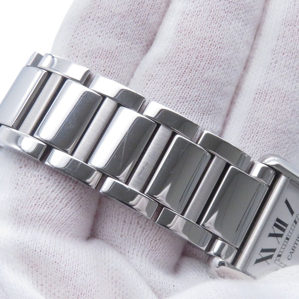 Cartier Tank Must LM Solar Beat Watch Silver Dial — view 5