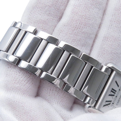Cartier Tank Must LM Solar Beat Watch Silver Dial — view 5