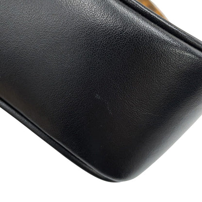 Saint Laurent Paris Shoulder Bag Lou Leather Suede Leopard Black — view 7