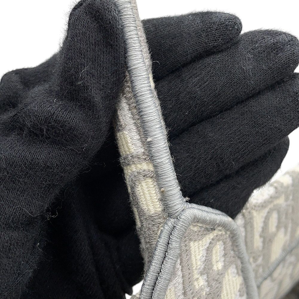 Dior Tote Bag Oblique Book Medium Canvas — view 8