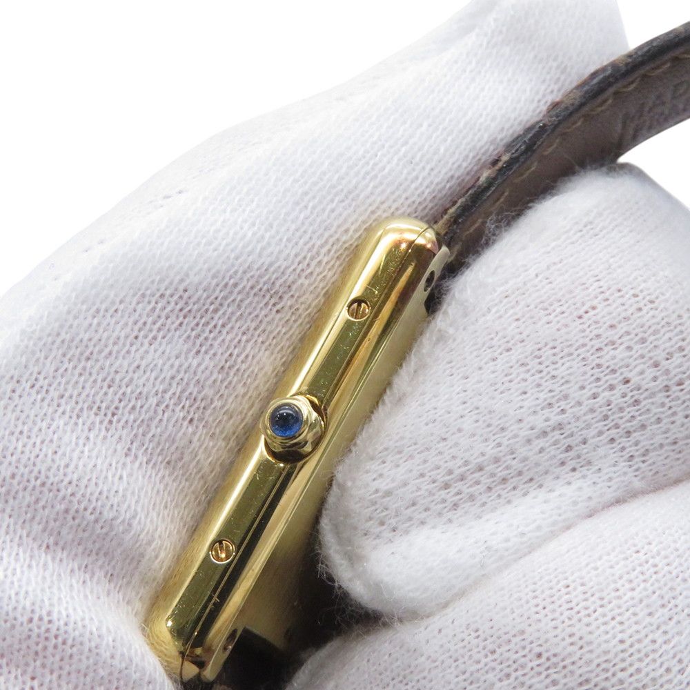 Cartier Must Tank Vermeil Watch Red Gold Dial — view 6
