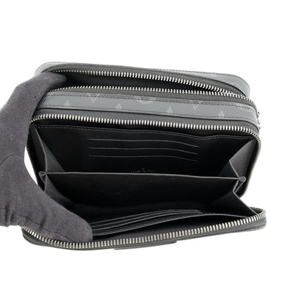 Louis Vuitton Shoulder Bag Monogram Eclipse Alpha Wearable Wallet Black — view 5