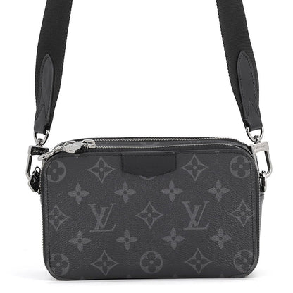 Louis Vuitton Shoulder Bag Monogram Eclipse Alpha Wearable Wallet Black