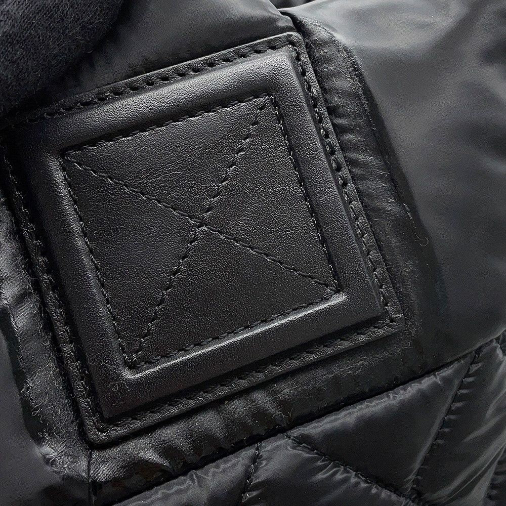 Chanel Tote Bag Quilted CC Logo Coco Cocoon Small Nylon Black — view 6