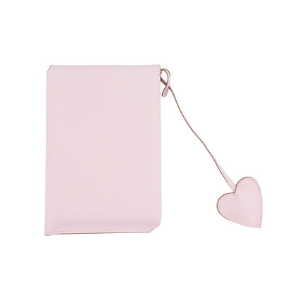 Hermes Note Cover Carnet Secret Mauve Pale Silver Swift Della Cavalleria — view 3
