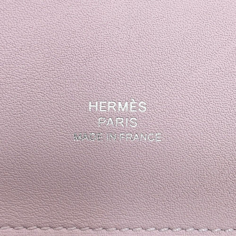 Hermes Note Cover Carnet Secret Mauve Pale Silver Swift Della Cavalleria — view 5