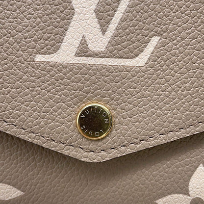 Louis Vuitton Wallet Monogram Empreinte Portefeuille Sarah NM Tourterelle — view 8
