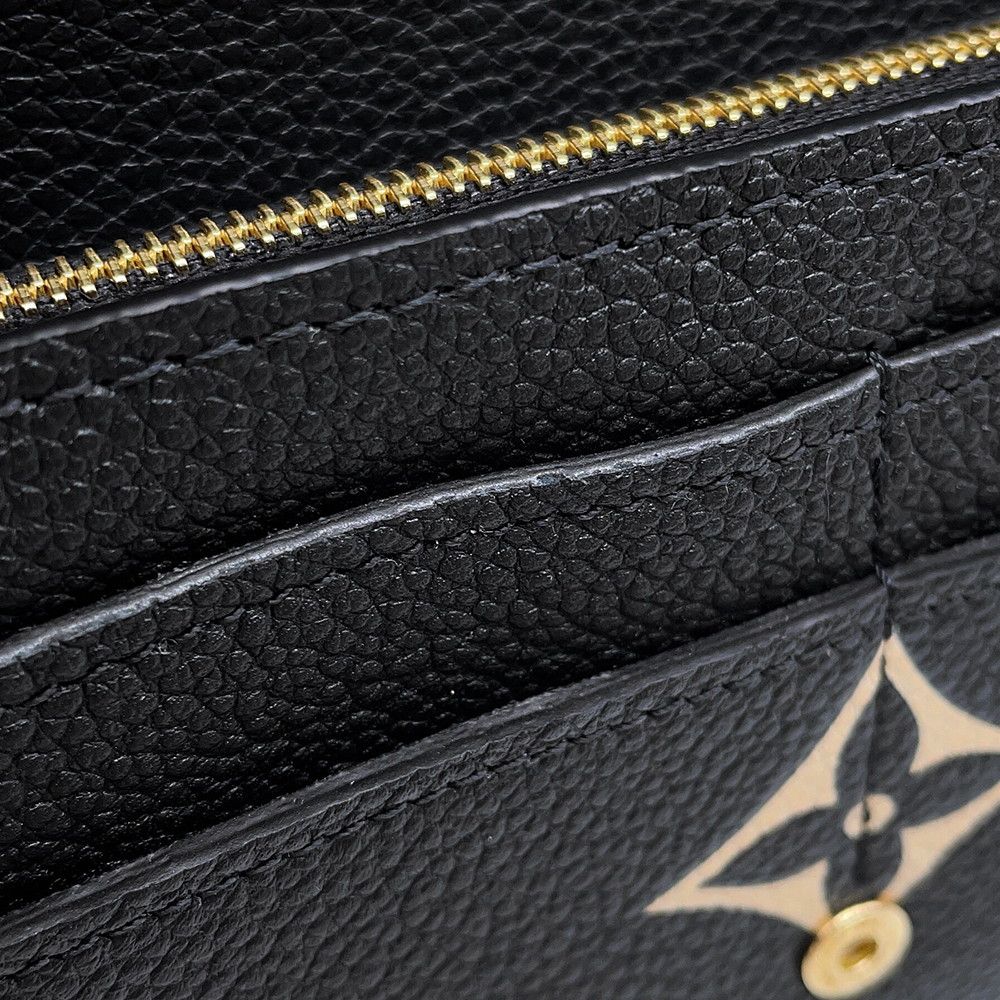Louis Vuitton Wallet Monogram Empreinte Portefeuille Sarah Black — view 8