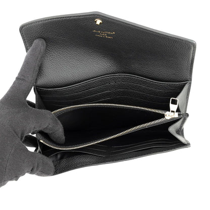 Louis Vuitton Wallet Monogram Empreinte Portefeuille Sarah Black — view 5