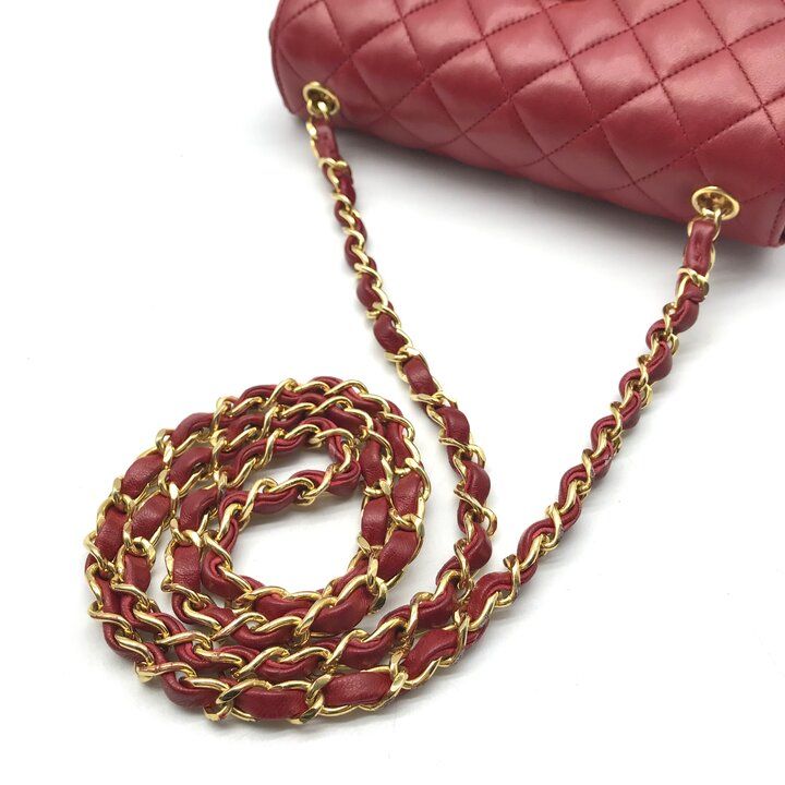 Chanel CC Logo Mini Quilted Turnlock Shoulder Bag — view 7