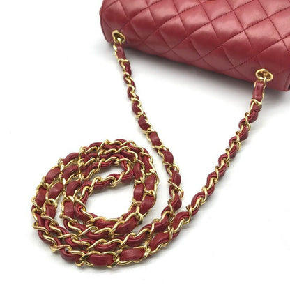 Chanel CC Logo Mini Quilted Turnlock Shoulder Bag — view 7