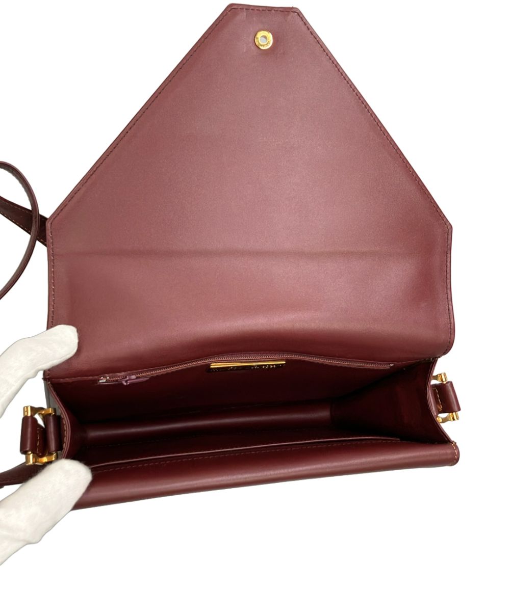 Cartier Shoulder Bag Burgundy — view 5