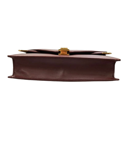 Cartier Shoulder Bag Burgundy — view 4