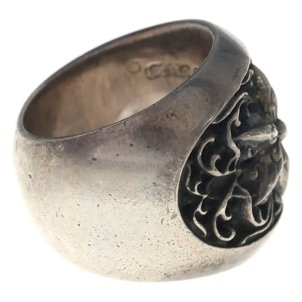 Chrome Hearts Clssc Oval Star Classic Ring Silver — view 3