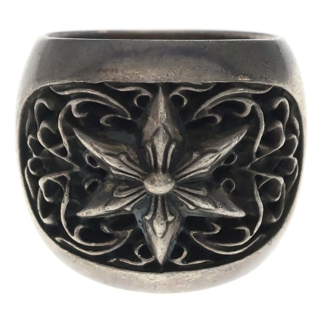 Chrome Hearts Clssc Oval Star Classic Ring Silver