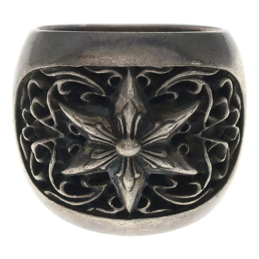 Chrome Hearts Clssc Oval Star Classic Ring Silver