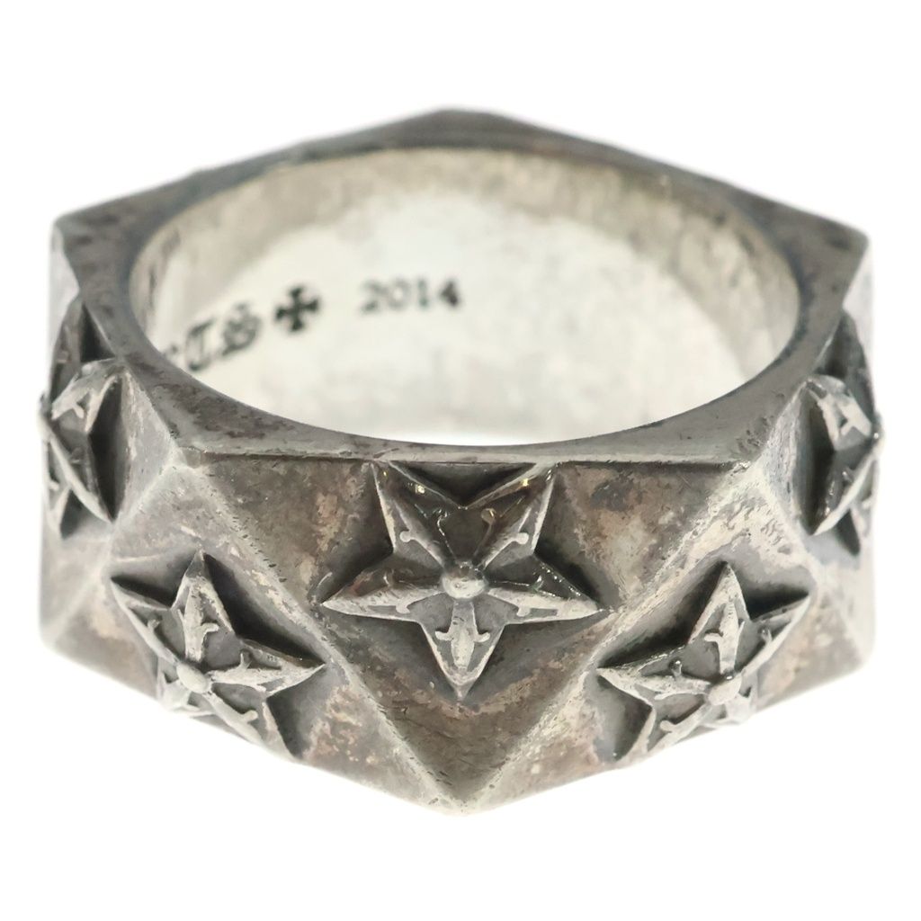 Chrome Hearts Pentagon Star Silver Ring — view 3
