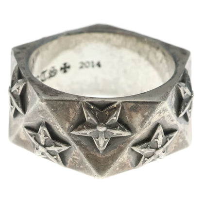 Chrome Hearts Pentagon Star Silver Ring — view 3